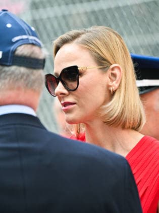 IPA85345719 - Monte Carlo, Louis Vuitton Monaco Grand Prix 2026 - Prince Albert of Monaco and Princess Charlene in the paddock  Copyright: xManuelexMangiarottix xManuelexMangiarottix 85345719