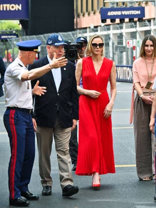 IPA85345713 - Monte Carlo, Louis Vuitton Monaco Grand Prix 2026 - Prince Albert of Monaco and Princess Charlene in the paddock  Copyright: xManuelexMangiarottix xManuelexMangiarottix 85345713