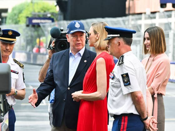 IPA85345701 - Monte Carlo, Louis Vuitton Monaco Grand Prix 2026 - Prince Albert of Monaco and Princess Charlene in the paddock  Copyright: xManuelexMangiarottix xManuelexMangiarottix 85345701