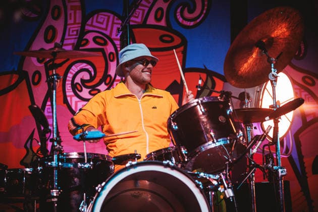 Fat Freddy™s Drop live in Copenhagen, Denmark Copenhagen, Denmark. 04th, June 2026. The New Zealand band Fat Freddy™s Drop performs a live concert at Poolen in Copenhagen. Here drummer Cory Champion is seen live on stage. Denmark, Copenhagen  Copyright: xGonzalesxPhoto ChristianxHjorthx