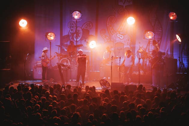 Fat Freddy™s Drop live in Copenhagen, Denmark Copenhagen, Denmark. 04th, June 2026. The New Zealand band Fat Freddy™s Drop performs a live concert at Poolen in Copenhagen. Here singer and musician Dallas Tamaira is seen live on stage. Denmark, Copenhagen  Copyright: xGonzalesxPhoto ChristianxHjorthx