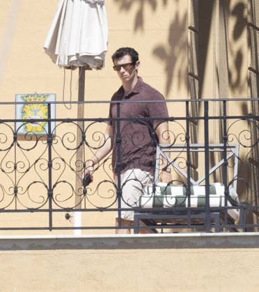 Dua Lipa and Callum Turner wedding 04 06 2026 Palermo Italy. Newlyweds Dua Lipa and Callum Turner pictured at their luxury hotel.  Copyright: xAndrewxStyczynskix NINTCHDBPICT001085937168