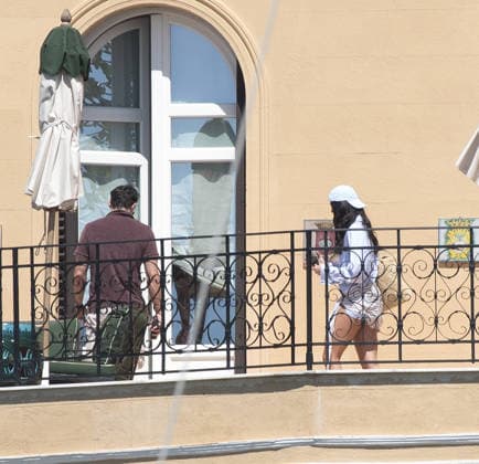 Dua Lipa and Callum Turner wedding 04 06 2026 Palermo Italy. Newlyweds Dua Lipa and Callum Turner pictured at their luxury hotel.  Copyright: xAndrewxStyczynskix NINTCHDBPICT001085937337