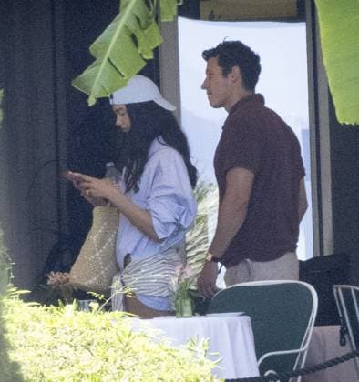 Dua Lipa and Callum Turner wedding 04 06 2026 Newlyweds Dua Lipa and Callum Turner pictured at their luxury hotel.  Copyright: xAndrewxStyczynskix NINTCHDBPICT001085954387