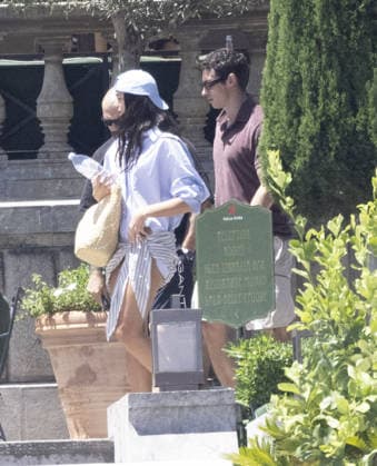 Dua Lipa and Callum Turner wedding 04 06 2026 Newlyweds Dua Lipa and Callum Turner pictured at their luxury hotel.  Copyright: xAndrewxStyczynskix NINTCHDBPICT001085953961