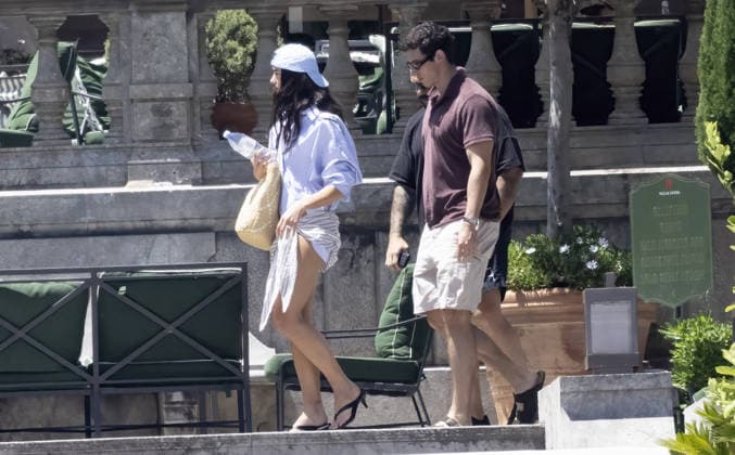 Dua Lipa and Callum Turner wedding 04 06 2026 Newlyweds Dua Lipa and Callum Turner pictured at their luxury hotel.  Copyright: xAndrewxStyczynskix NINTCHDBPICT001085953975
