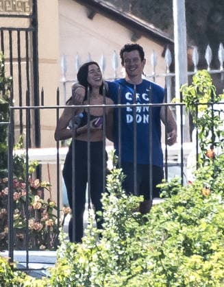 Dua Lipa and Callum Turner wedding 04 06 2026 Newlyweds Dua Lipa and Callum Turner pictured at their luxury hotel.  Copyright: xAndrewxStyczynskix NINTCHDBPICT001085962458