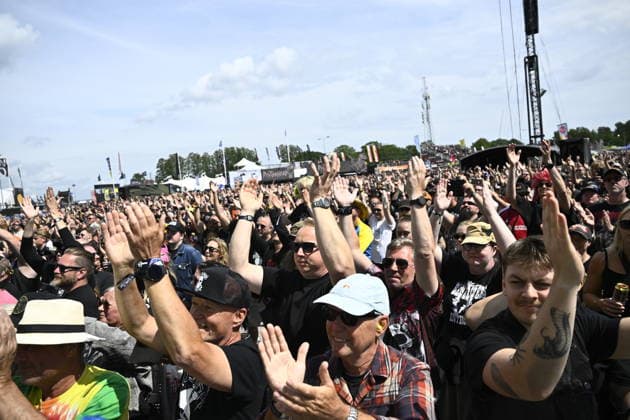 SÖLVESBORG, SWEDEN 20260605 Korslagda, Sweden, plays on the Festival stage on Friday Sweden Rock Festival outside Sölvesborg SÖLVESBORG SWEDEN x10080x  Copyright: xFredrikxSandberg TTx SWEDEN ROCK FESTIVAL 2026 nEQR_u5adk4