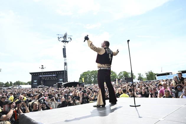 SÖLVESBORG, SWEDEN 20260605 Korslagda, Sweden, plays on the Festival stage on Friday Sweden Rock Festival outside Sölvesborg SÖLVESBORG SWEDEN x10080x  Copyright: xFredrikxSandberg TTx SWEDEN ROCK FESTIVAL 2026 6oJnCyTezZY