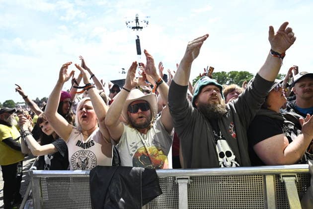 SÖLVESBORG, SWEDEN 20260605 Korslagda, Sweden, plays on the Festival stage on Friday Sweden Rock Festival outside Sölvesborg SÖLVESBORG SWEDEN x10080x  Copyright: xFredrikxSandberg TTx SWEDEN ROCK FESTIVAL 2026 HMoWtZJgGWw