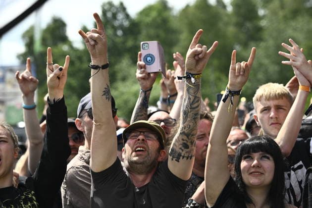 SÖLVESBORG, SWEDEN 20260605 Korslagda, Sweden, plays on the Festival stage on Friday Sweden Rock Festival outside Sölvesborg SÖLVESBORG SWEDEN x10080x  Copyright: xFredrikxSandberg TTx SWEDEN ROCK FESTIVAL 2026 K5C-52fPnmw