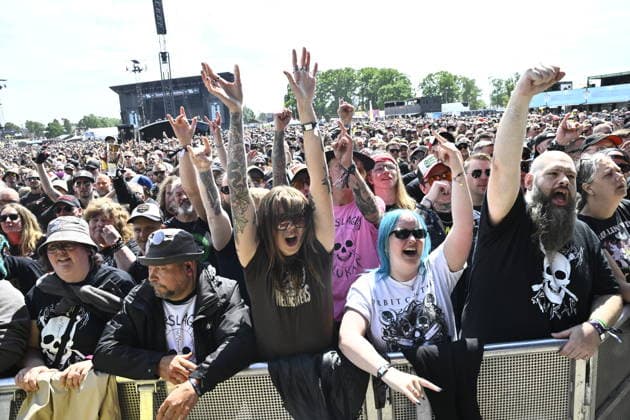 SÖLVESBORG, SWEDEN 20260605 Korslagda, Sweden, plays on the Festival stage on Friday Sweden Rock Festival outside Sölvesborg SÖLVESBORG SWEDEN x10080x  Copyright: xFredrikxSandberg TTx SWEDEN ROCK FESTIVAL 2026 vPKEHStqXio