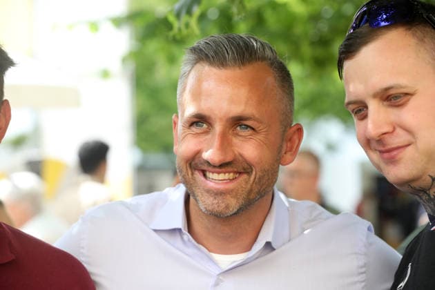 24. Sachsen-Anhalt Tag in Bernburg Bernburg, 5.6.2026 Ulrich Siegmund (AFD) beim 24. Sachsen-Anhalt Tag in Bernburg Sachsen-Anhalt *** 24 Saxony-Anhalt Day in Bernburg Bernburg, 5 6 2026 Ulrich Siegmund AFD at the 24 Saxony-Anhalt Day in Bernburg Saxony-Anhalt Copyright: xMatthiasxGränzdörferx