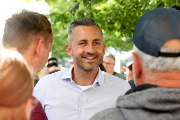 24. Sachsen-Anhalt Tag in Bernburg Bernburg, 5.6.2026 Ulrich Siegmund (AFD) beim 24. Sachsen-Anhalt Tag in Bernburg Sachsen-Anhalt *** 24 Saxony-Anhalt Day in Bernburg Bernburg, 5 6 2026 Ulrich Siegmund AFD at the 24 Saxony-Anhalt Day in Bernburg Saxony-Anhalt Copyright: xMatthiasxGränzdörferx