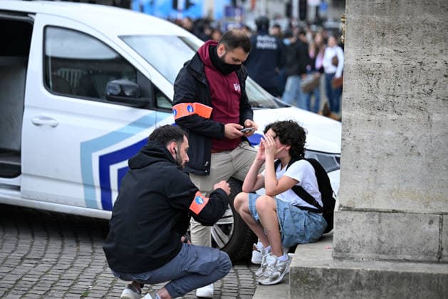 Demonstration in Brussels against planned budget cuts in education BRUSSELS, BELGIUM - JUNE 5: Belgian police detain some of the protesters during a demonstration held against planned budget cuts in French-language education by students in Brussels, Belgium on June 5, 2026. Dursun Aydemir Anadolu Brussels Belgium. Editorial use only. Please get in touch for any other usage.  Copyright: x2026xAnadoluxDursunxAydemirx