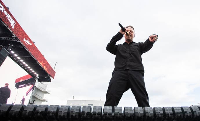 Auftritt von Architects auf dem Musikfestival Rock am Ring 2026 Magnolia Park Rock am Ring Rheinland-Pfalz Germany *** Performance by Architects at the Rock am Ring 2026 music festival Magnolia Park Rock am Ring Rhineland-Palatinate Germany