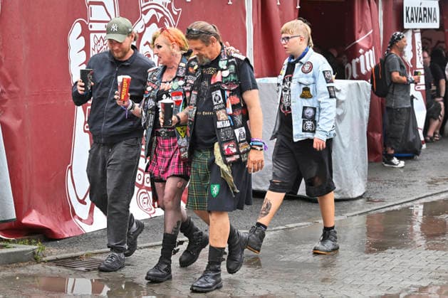 Visitors enjoy the Metalfest Open Air festival in Pilsen, Czech Republic, June 5, 2026. (CTKxPhoto MiroslavxChaloupka) CTKPhotoP2026060507890  CTKPhotoP2026060507890