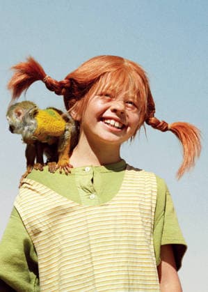Inger Nilsson, in character as Pippi Longstocking, circa (1969) Hollywood CA USA  34973405THA