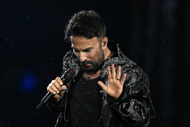 Famous Turkish singer Tarkan performs in Ankara ANKARA, TURKIYE - JUNE 5: Famous Turkish singer Tarkan performs at his concert at Baskent Millet Bahcesi on June 5, 2026, in Ankara, Turkiye. Harun Ozalp Anadolu Ankara Turkey. Editorial use only. Please get in touch for any other usage.  Copyright: x2026xAnadoluxHarunxOzalpx