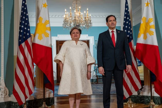 June 5, 2026, Washington, Dc, United States: US Secretary of State Marco Rubio meets with Philippine Foreign Secretary Maria Theresa Lazaro at the Department of State in Washington, DC on June 5, 2026. Washington United States - ZUMAl312 20260605_znp_l312_002 Copyright: xAndrewxLeydenx