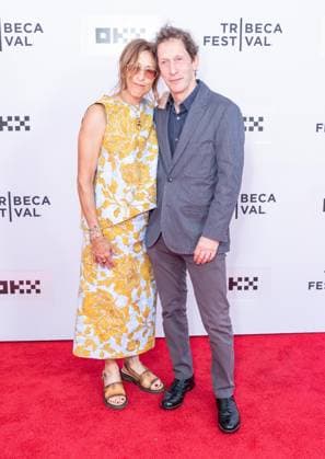 June 5, 2026, New York, New York, USA: Lisa Nelson and Tim Blake Nelson attend premiere of The Leader during Tribeca Film Festival at SVA Theatre in New York, NY on June 5, 2026. New York USA - ZUMAr339 20260605_znp_r339_035 Copyright: xLevxRadinx