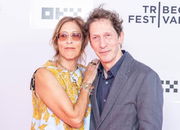 June 5, 2026, New York, New York, USA: Lisa Nelson and Tim Blake Nelson attend premiere of The Leader during Tribeca Film Festival at SVA Theatre in New York, NY on June 5, 2026. New York USA - ZUMAr339 20260605_znp_r339_036 Copyright: xLevxRadinx