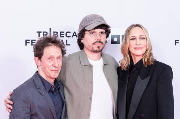 June 5, 2026, New York, New York, USA: Tim Blake Nelson, Micahel Gallagher and Vera Farmiga attend premiere of The Leader during Tribeca Film Festival at SVA Theatre in New York, NY on June 5, 2026. New York USA - ZUMAr339 20260605_znp_r339_083 Copyright: xLevxRadinx