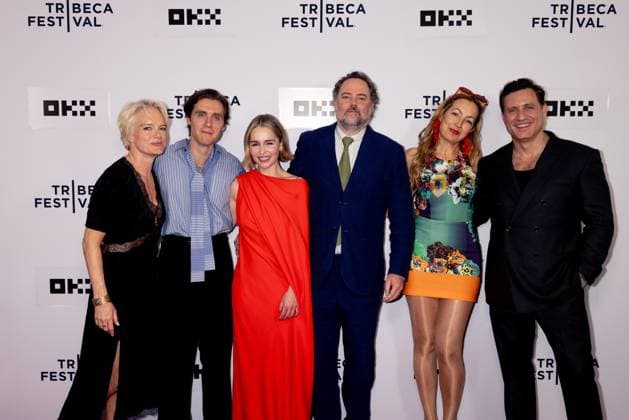 Kate Buckley, Jack Farthing,Emilia Clarke, Drake Doremus, Elika Portnoy, Edgar Ramirez at arrivals for NEXT LIFE Premiere at the 2026 Tribeca Festival, SVA (School for the Visual Arts) Theatre, New York, NY, June 05, 2026. Photo By: Ryan Billings Everett Collection NEXT LIFE Premiere at the 2026 Tribeca Festival PUBLICATIONXNOTxINxCANxCHNxFRAxITAxJPNxNORxPOLxRUSxESPxUKxUSA