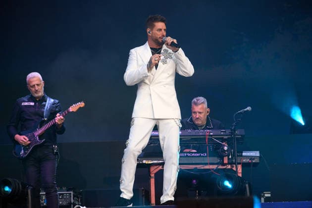 Boyzone Perform at Emirates Stadium, London UK - 5 June 2026 Keith Duffy of Irish pop band Boyzone performs the first of two final concerts at Emirates Stadium, London, England, UK on Friday 5 June, 2026., Credit:Justin Ng Avalon UK, England, London, Emirates Stadium  Copyright: xJustinxNgx xAvalonx 1108094322