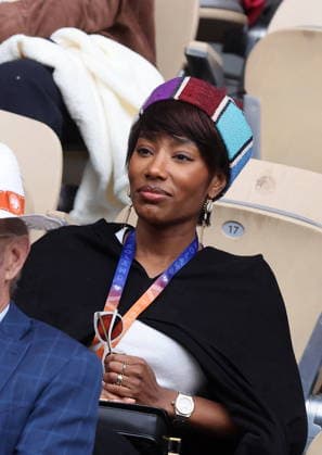 Malika, Yannick Noahs companion in the stands during the Roland Garros 2026 French Tennis Open on June 05, 2026 in Paris, France Jacovides Moreau Bestimage Celebs in the stands during the Day thirteen of the 2026 French Open on June 05, 2026 in Paris, France Paris France  Copyright: xJACOVIDES-MOREAUx xBESTIMAGExJACOVIDES-MOREAUx xBESTIMAGEx