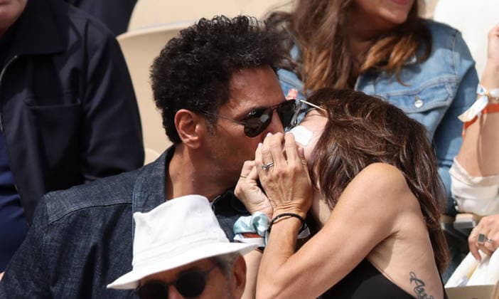 Tomer Sisley and his wife Sandra Sisley in the stands during the Day thirteen of the 2026 Roland Garros French Open on June 05, 2026 in Paris, France Jacovides Moreau Bestimage Celebs in the stands during the Day thirteen of the 2026 French Open on June 05, 2026 in Paris, France Paris France  Copyright: xJACOVIDES-MOREAUx xBESTIMAGExJACOVIDES-MOREAUx xBESTIMAGEx
