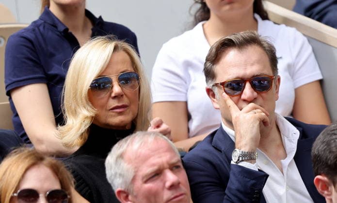 Renaud Capuçon and his wife Laurence Ferrari in the stands during the Day thirteen of the 2026 French Open on June 05, 2026 in Paris, France Jacovides Moreau Bestimage Celebs in the stands during the Day thirteen of the 2026 French Open on June 05, 2026 in Paris, France Paris France  Copyright: xJACOVIDES-MOREAUx xBESTIMAGExJACOVIDES-MOREAUx xBESTIMAGEx