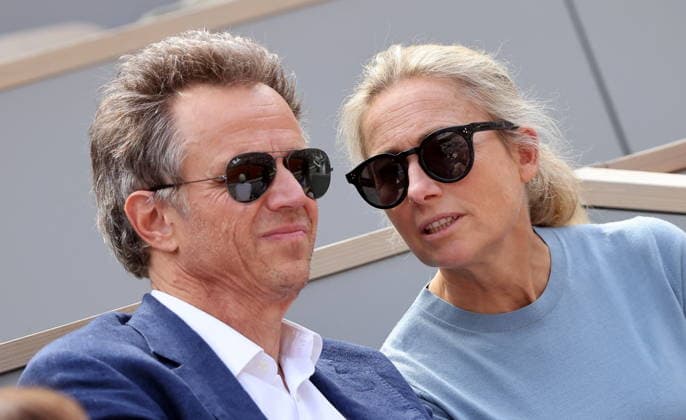 Anne Sophie Lapix and her husband Arthur Sadoun in the stands during the Day thirteen of the 2026 Roland Garros French Open on June 05, 2026 in Paris, France Jacovides Moreau Bestimage Celebs in the stands during the Day thirteen of the 2026 French Open on June 05, 2026 in Paris, France Paris France  Copyright: xJACOVIDES-MOREAUx xBESTIMAGExJACOVIDES-MOREAUx xBESTIMAGEx