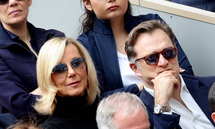 Renaud Capuçon and his wife Laurence Ferrari in the stands during the Day thirteen of the 2026 French Open on June 05, 2026 in Paris, France Jacovides Moreau Bestimage Celebs in the stands during the Day thirteen of the 2026 French Open on June 05, 2026 in Paris, France Paris France  Copyright: xJACOVIDES-MOREAUx xBESTIMAGExJACOVIDES-MOREAUx xBESTIMAGEx