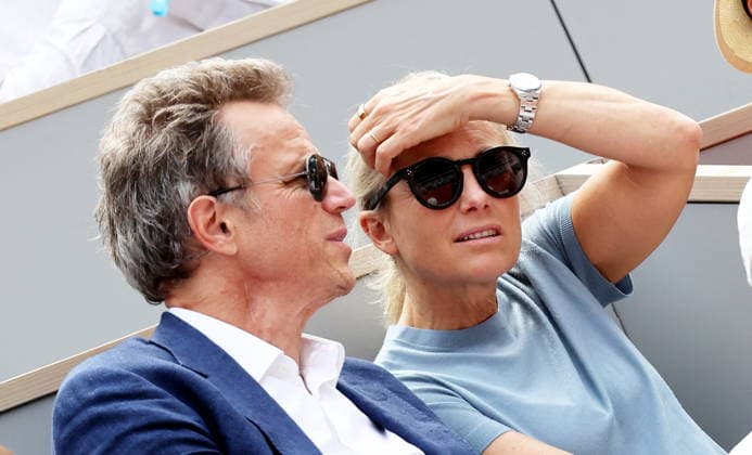 Anne Sophie Lapix and her husband Arthur Sadoun in the stands during the Day thirteen of the 2026 Roland Garros French Open on June 05, 2026 in Paris, France Jacovides Moreau Bestimage Celebs in the stands during the Day thirteen of the 2026 French Open on June 05, 2026 in Paris, France Paris France  Copyright: xJACOVIDES-MOREAUx xBESTIMAGExJACOVIDES-MOREAUx xBESTIMAGEx