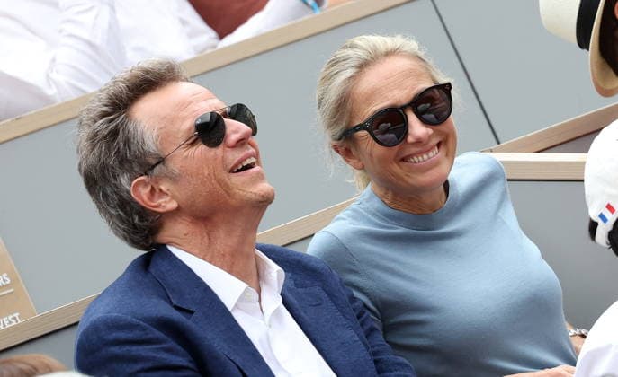 Anne Sophie Lapix and her husband Arthur Sadoun in the stands during the Day thirteen of the 2026 Roland Garros French Open on June 05, 2026 in Paris, France Jacovides Moreau Bestimage Celebs in the stands during the Day thirteen of the 2026 French Open on June 05, 2026 in Paris, France Paris France  Copyright: xJACOVIDES-MOREAUx xBESTIMAGExJACOVIDES-MOREAUx xBESTIMAGEx