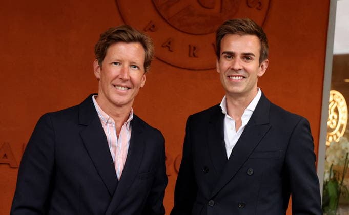 Bruno Loup et Jean Baptiste Marteau au photocall du village night session lors des Internationaux de France de Tennis de Roland Garros 2026, à Paris, France, le 5 juin 2026 Jacovides Moreau Bestimage Celebs attending the village photocall during the 2026 French Open at Roland Garros in Paris, France, on June 5, 2026 Paris France  Copyright: xJACOVIDES-MOREAUx xBESTIMAGExJACOVIDES-MOREAUx xBESTIMAGEx