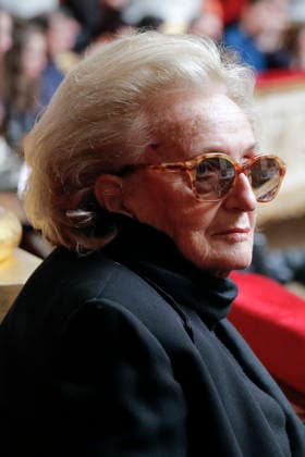 Bernadette Chirac attended the Questions Au Gouvernement session to pay tribute to Sophie Dessus, deputee for Correze, who died of illness, alongside Pierre Mazeaud, former president of the Conseil Constitutionnel and Sophie Dessus first cousin 206419 2016 04 05 Ile de France Paris France Chirac, Bernadette  Copyright: xPaulxxKatchersx xStarfacex STAR_206419_007