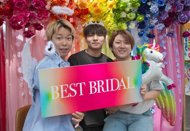 Participants pose for camera during the event Tokyo Pride 2026 in Tokyo, Japan on Saturday, June 6, 2026.  TKP2026060603 KEIZOxMORI