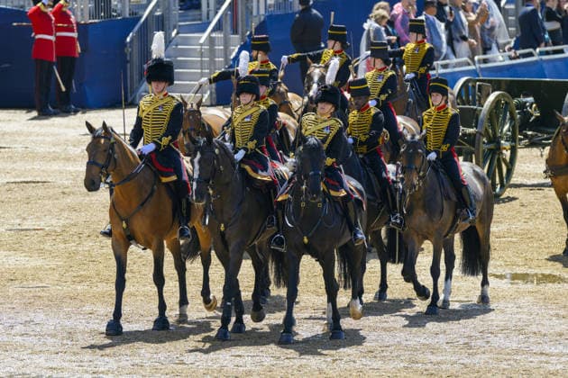 The Colonel’s Review for Trooping the Colour in London LONDON, UNITED KINGDOM - JUNE 06: Soldiers of the Household Division and The King’s Troop Royal Horse Artillery, take part in The Colonel’s Review ahead of The Kings Birthday Parade in London, United Kingdom in London, United Kingdom on June 06, 2026 Ray Tang Anadolu London United Kingdom. Editorial use only. Please get in touch for any other usage.  Copyright: x2026xAnadoluxRayxTangx