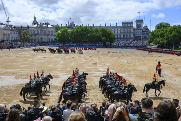 The Colonel’s Review for Trooping the Colour in London LONDON, UNITED KINGDOM - JUNE 06: Soldiers of the Household Division and The King’s Troop Royal Horse Artillery, take part in The Colonel’s Review ahead of The Kings Birthday Parade in London, United Kingdom in London, United Kingdom on June 06, 2026 Ray Tang Anadolu London United Kingdom. Editorial use only. Please get in touch for any other usage.  Copyright: x2026xAnadoluxRayxTangx