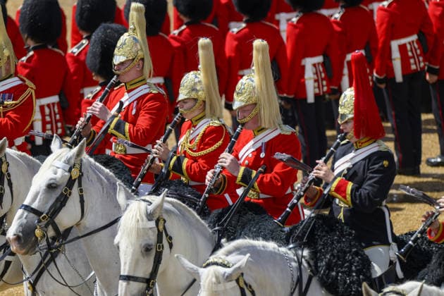 The Colonel’s Review for Trooping the Colour in London LONDON, UNITED KINGDOM - JUNE 06: Soldiers of the Household Division and The King’s Troop Royal Horse Artillery, take part in The Colonel’s Review ahead of The Kings Birthday Parade in London, United Kingdom in London, United Kingdom on June 06, 2026 Ray Tang Anadolu London United Kingdom. Editorial use only. Please get in touch for any other usage.  Copyright: x2026xAnadoluxRayxTangx