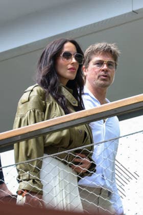 2026 French Open - Brad Pitt And Ines de Ramon Brad Pitt and girlfriend Ines de Ramon ar seen on Day Fourteen of the 2026 French Open of Roland Garros on June 06, 2026 in Paris, France. Photo by Nasser Bzerzane ABACAPRESS.COM Paris France  Copyright: xBerzanexNasser ABACAx