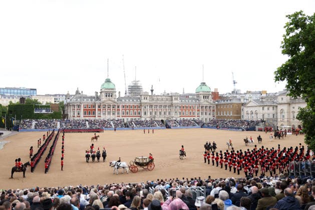 The Colonel s Review, the final full public dress rehearsal before next Saturday s King s Birthday Parade and Trooping the Colour took place on Horse Guards Parade today. Featuring over 1,350 soldiers Lieutenant General Sir James Bucknall took the salute and carried out the inspection, as the Household Division and the King s Troop Royal Horse Artillery completed the Colonel s Review. The Colonel™s Review, London, 6th June, 2026.  .