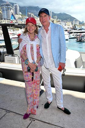 Caroline Scheufele and guest in the paddocks of the Formula 1 Louis Vuitton Grand Prix of Monaco 2026, in Monte Carlo, Monaco, on June 6, 2026 Bruno Bebert Bestimage Celebs in the paddocks of the Formula 1 Louis Vuitton Grand Prix of Monaco 2026, in Monte Carlo, Monaco, on June 6, 2026 Monte Carlo Monaco  Copyright: xBrunoxBebertx xBestimagexBrunoxBebertx xBestimagex