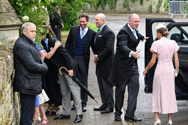 Royal wedding of Peter Phillips and Harriet Sperling at All Saints Church in Kemble, England Featuring: Jack Brooksbank, Mike Tindall Where: Kemble, United Kingdom When: 06 Jun 2026 Credit: Cover Images EDITORIAL USE ONLY. NOT FOR USE BY NEWSPAPERS BASED IN THE UK. Copyright: xx coverimg55752723