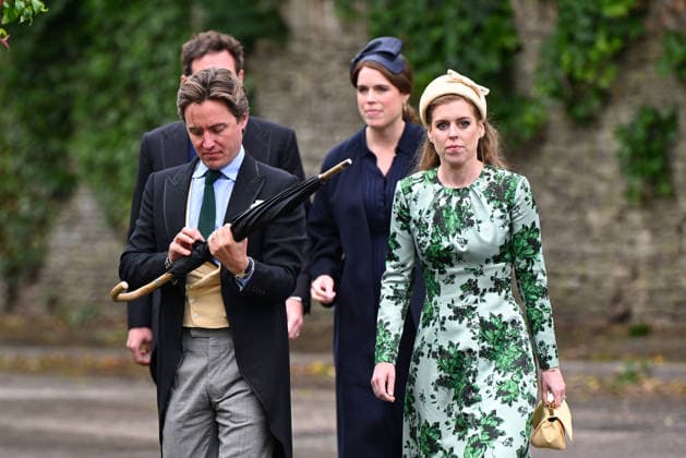 Royal wedding of Peter Phillips and Harriet Sperling at All Saints Church in Kemble, England Featuring: Edoardo Mapelli Mozzi, Jack Brooksbank, Princess Beatrice, Princess Eugenie Where: Kemble, United Kingdom When: 06 Jun 2026 Credit: Cover Images EDITORIAL USE ONLY. NOT FOR USE BY NEWSPAPERS BASED IN THE UK. Copyright: xx coverimg55752744