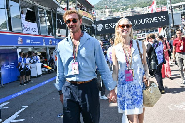 IPA85396200 - Monte Carlo, Monaco Formula 1 Grand Prix - Celebrities watch Saturday s practice session  Copyright: xManuelexMangiarottix xManuelexMangiarottix 85396200