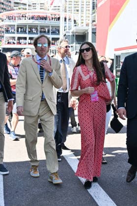 IPA85396126 - Monte Carlo, Monaco Formula 1 Grand Prix - Celebrities watch Saturday s practice session  Copyright: xManuelexMangiarottix xManuelexMangiarottix 85396126