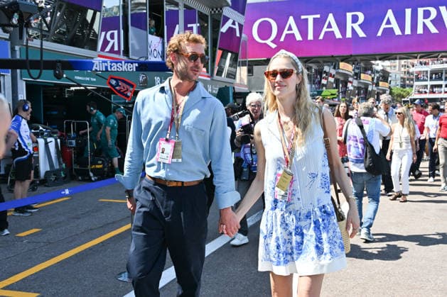 IPA85396176 - Monte Carlo, Monaco Formula 1 Grand Prix - Celebrities watch Saturday s practice session  Copyright: xManuelexMangiarottix xManuelexMangiarottix 85396176